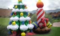 Ã�rboles, velas e inflables navideÃ±os para negocio, publicidad y recreaciÃ³n en Colombia